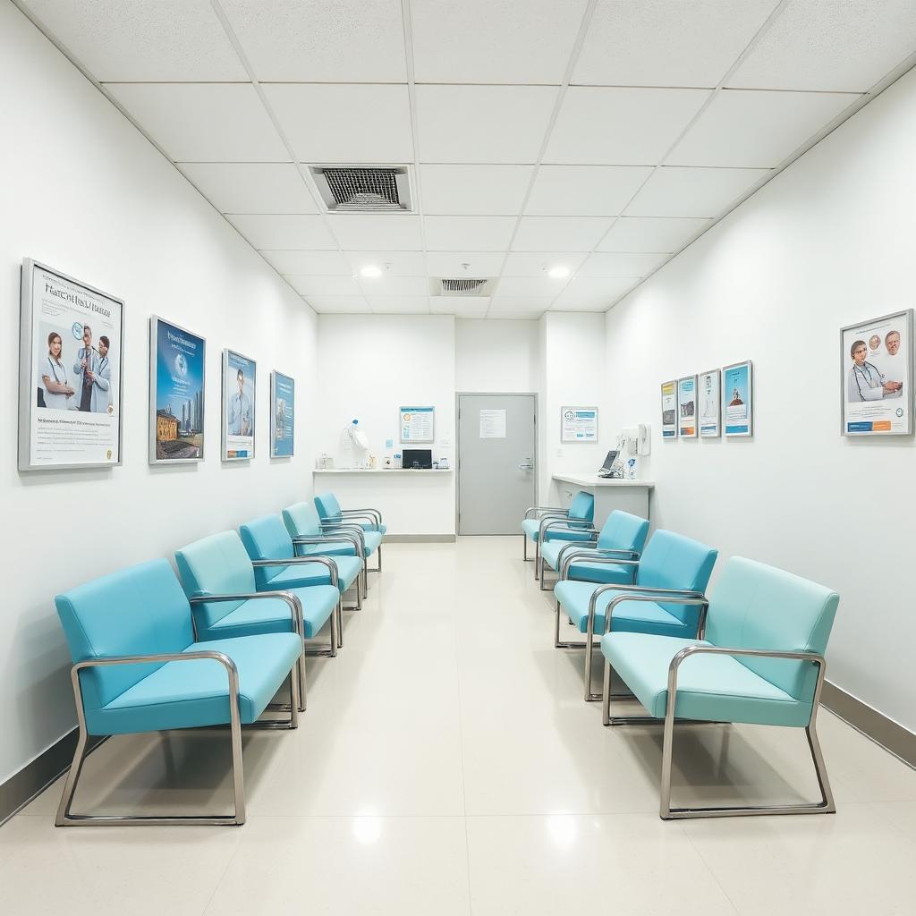 Consultorio médico con limpieza profesional
